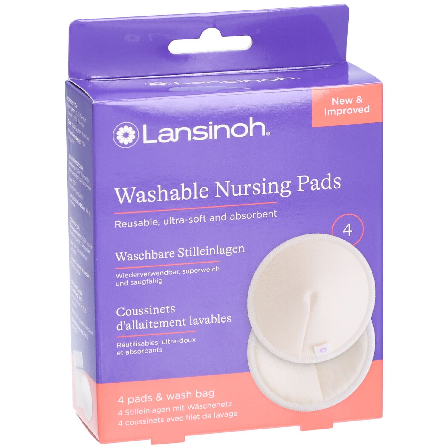 Lansinoh Coussinets d'allaitement lavables