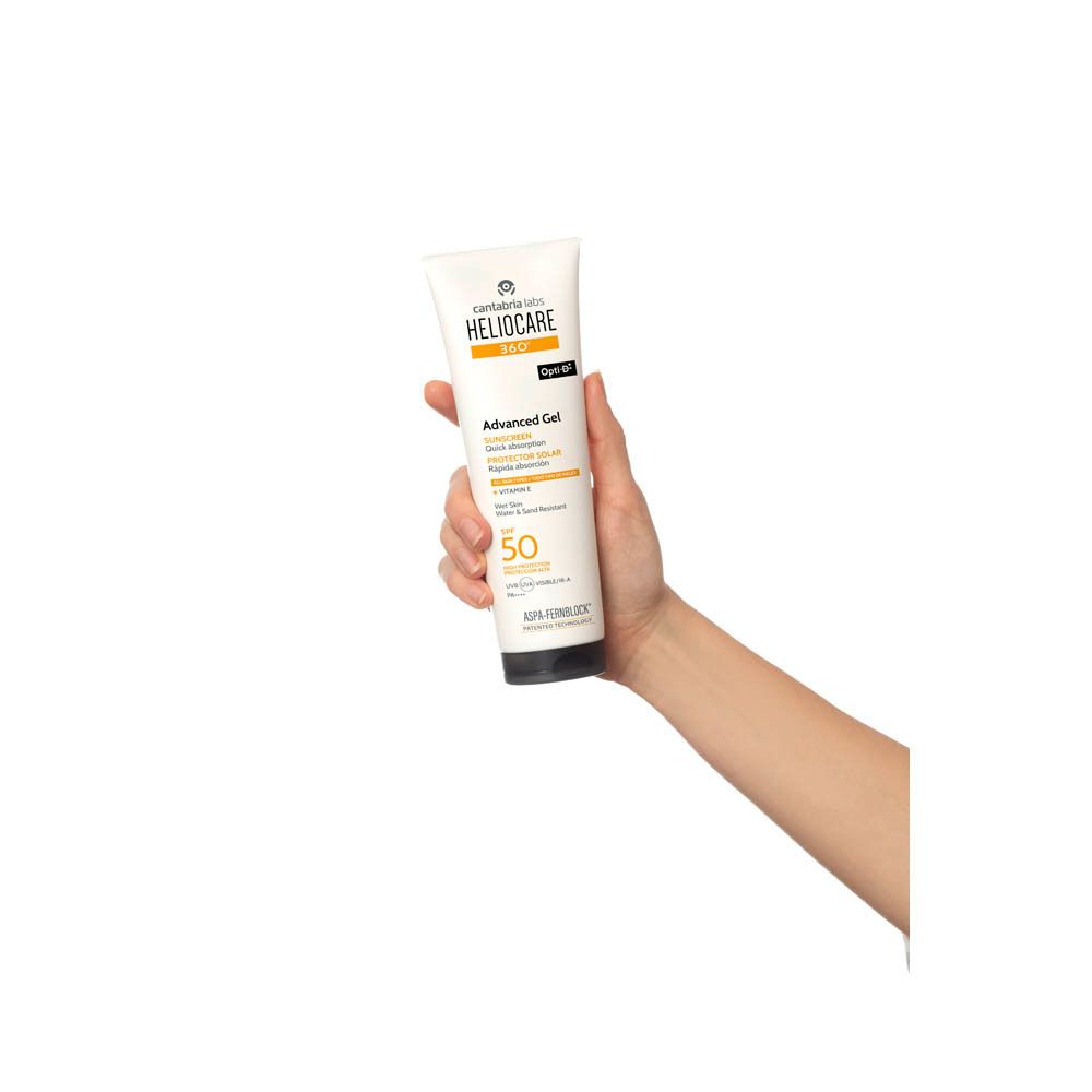 Heliocare 360 ° Advanced Gel SPF 50 + Protection solaire  à absorption rapide