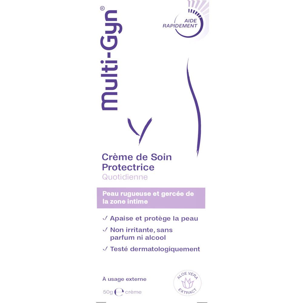 Emballage Multi-Gyn. Crème de Soin Protectrice. 50g e.