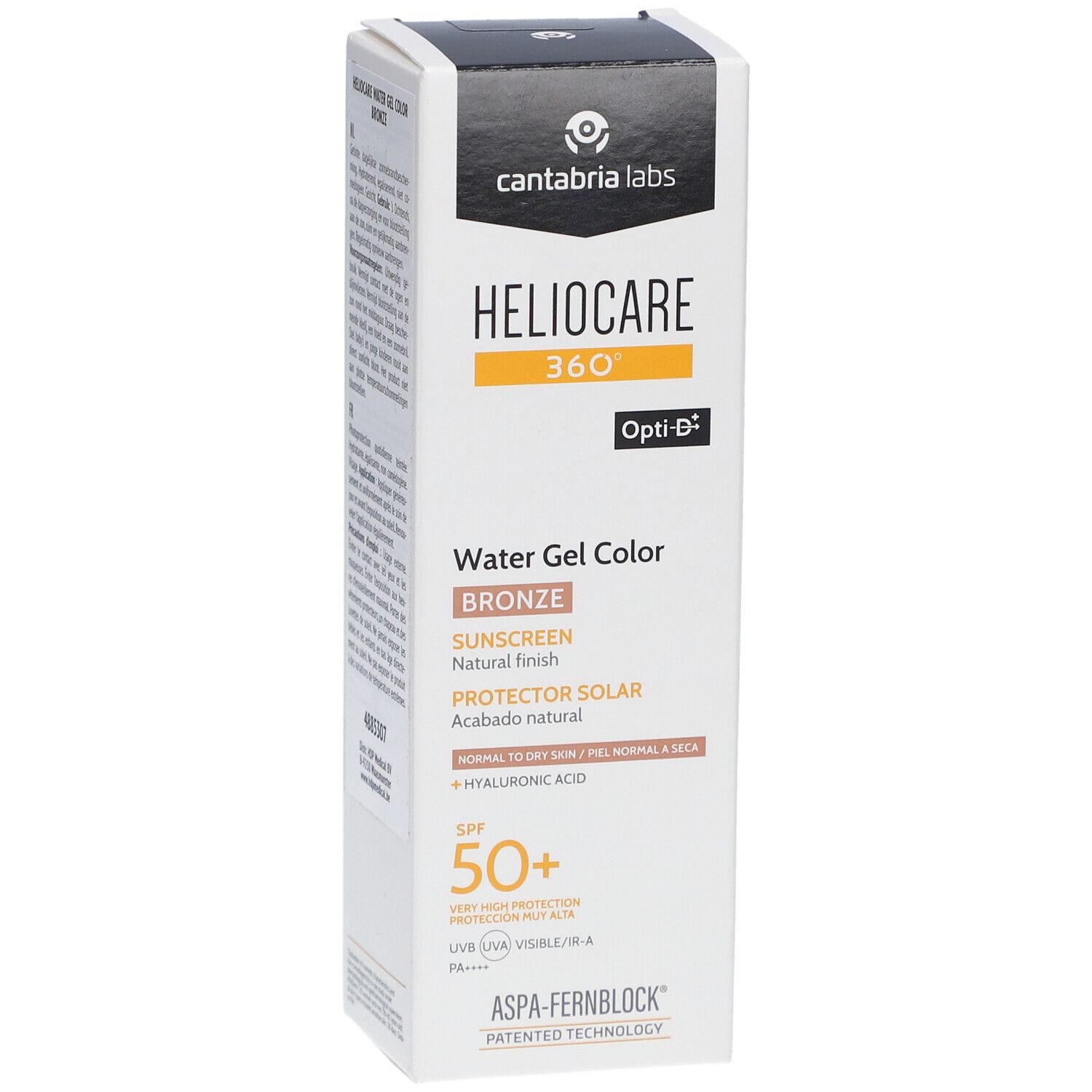 Heliocare 360° Water Gel Color Bronze SPF50+ Protection solaire avec finition naturelle