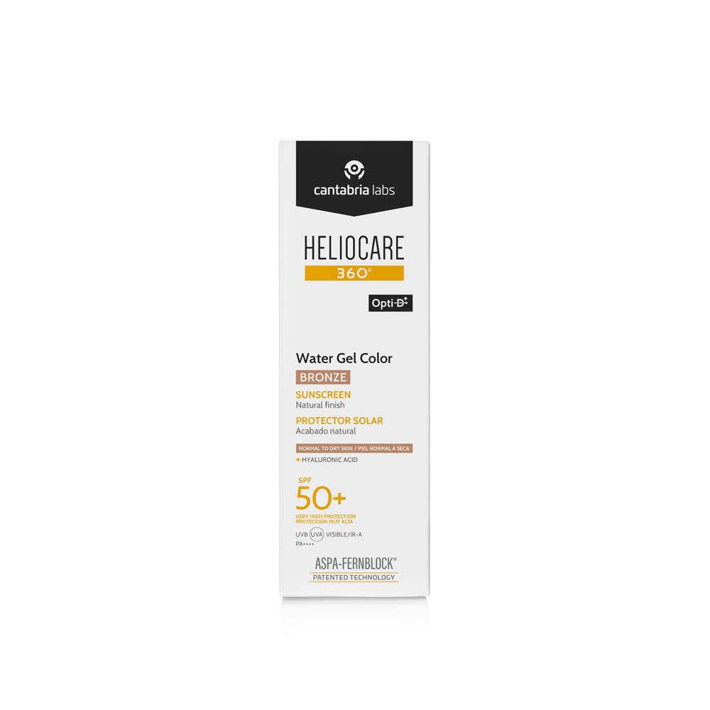 Heliocare 360° Water Gel Color Bronze SPF50+ Protection solaire avec finition naturelle