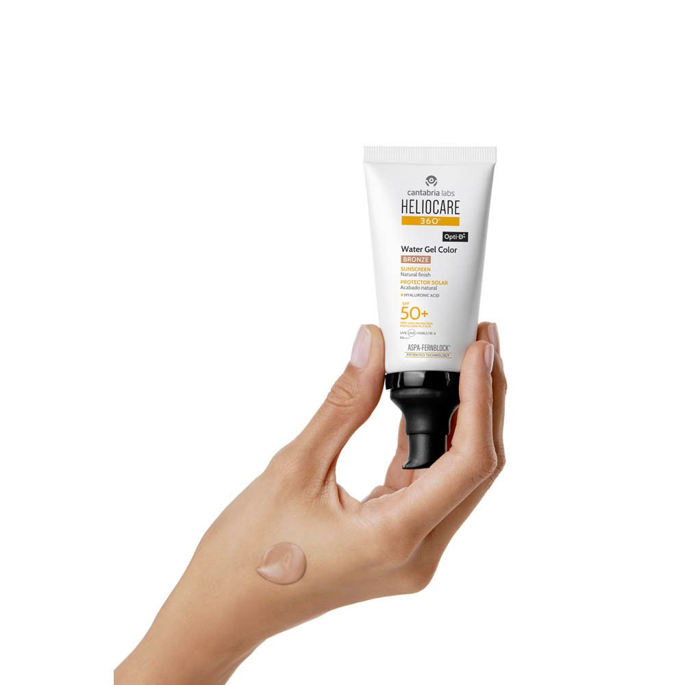 Heliocare 360° Water Gel Color Bronze SPF50+ Protection solaire avec finition naturelle