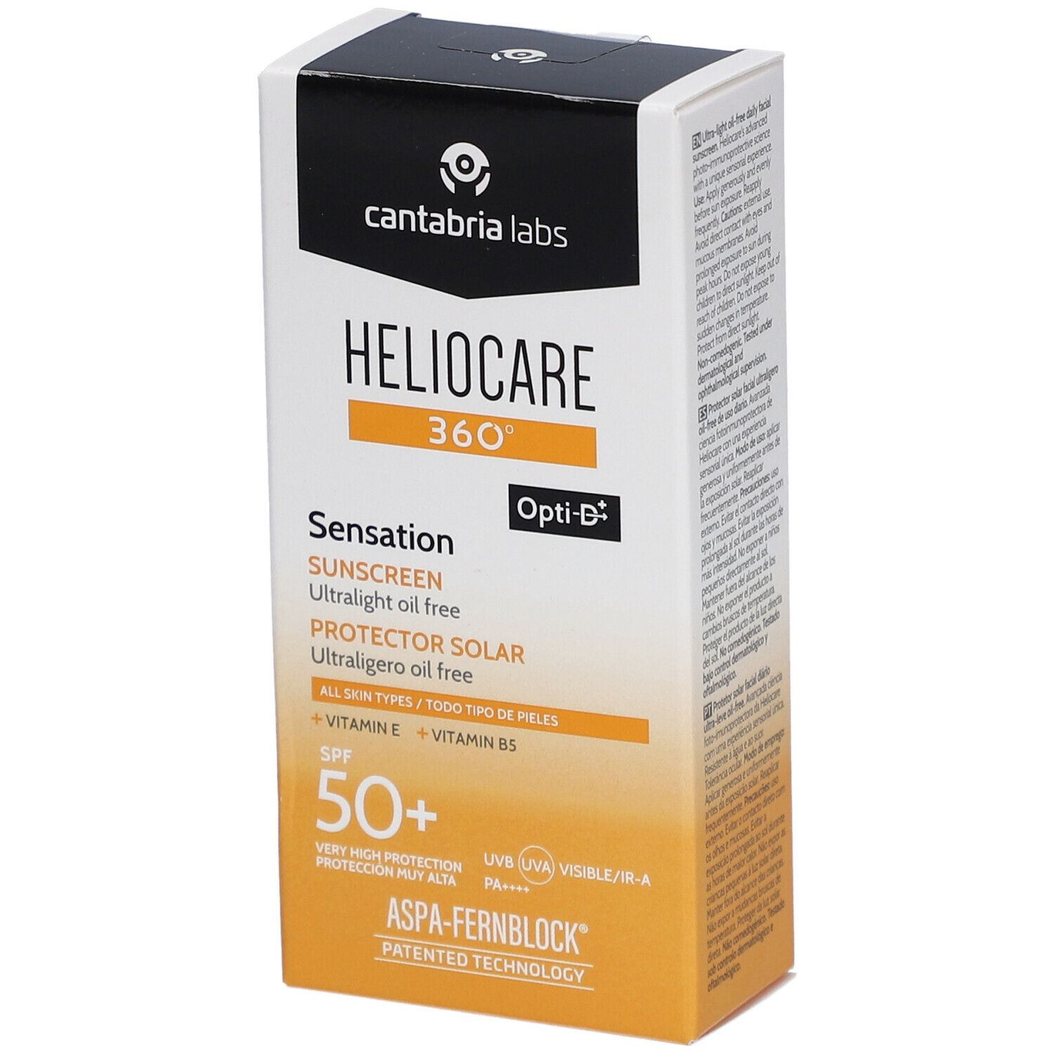Heliocare 360 ° Sensation SPF 50 + Protection solaire ultra-légère sans huile