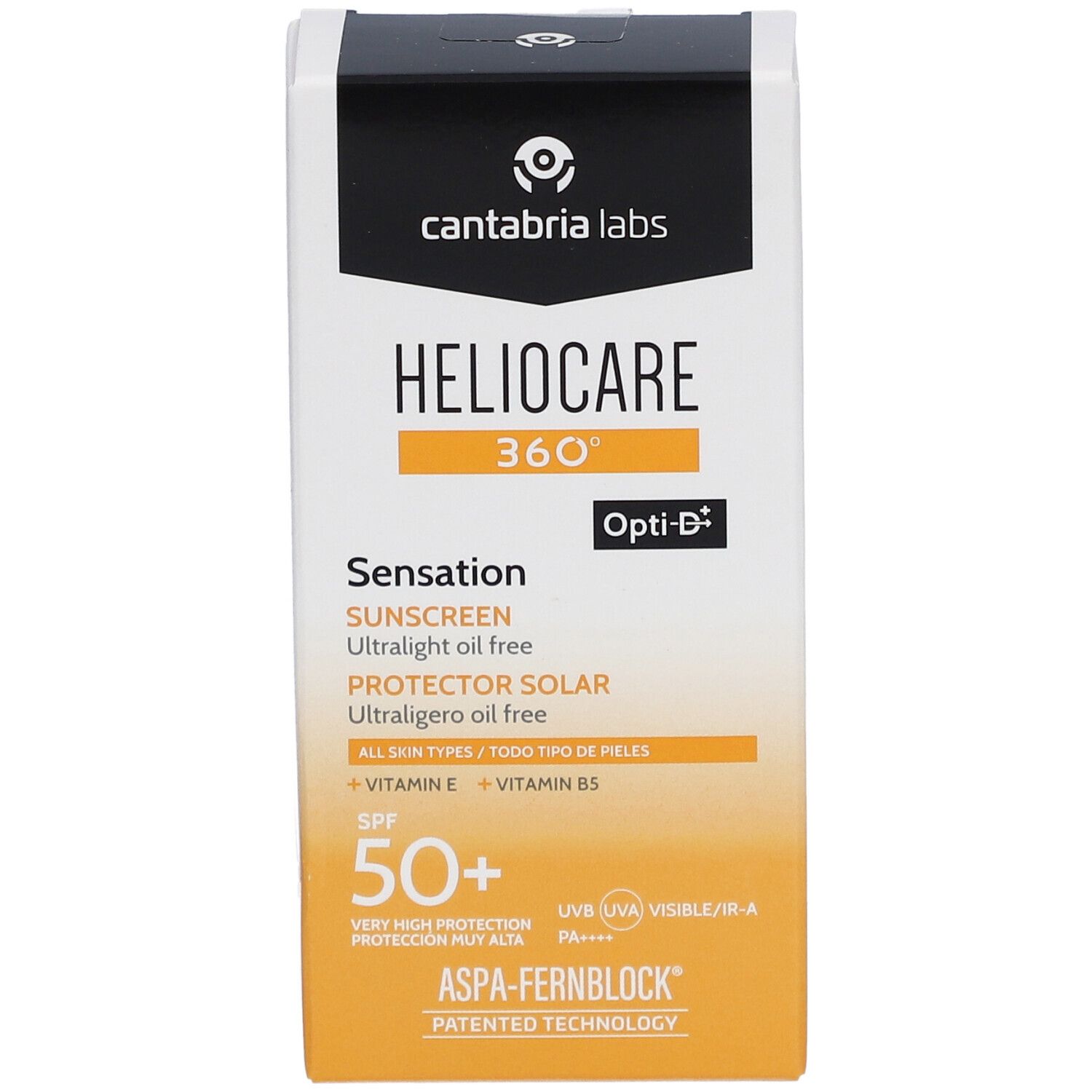 Heliocare 360 ° Sensation SPF 50 + Protection solaire ultra-légère sans huile