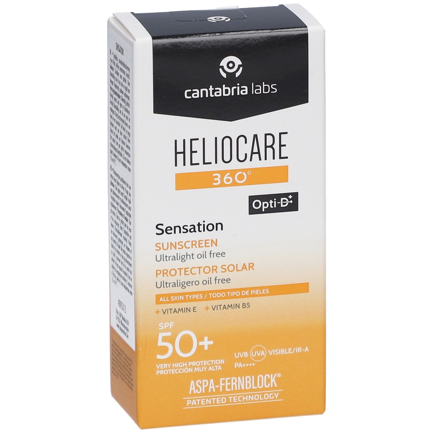 Heliocare 360 ° Sensation SPF 50 + Protection solaire ultra-légère sans huile