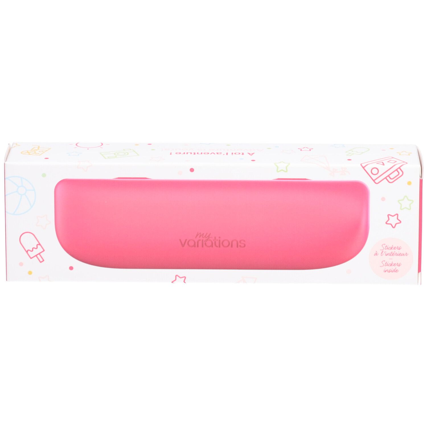 MyVariations Étui de Transport pour Brosse à Dents Enfant Rose