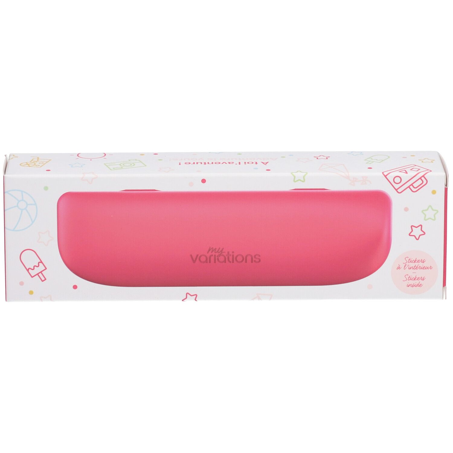 MyVariations Étui de Transport pour Brosse à Dents Enfant Rose