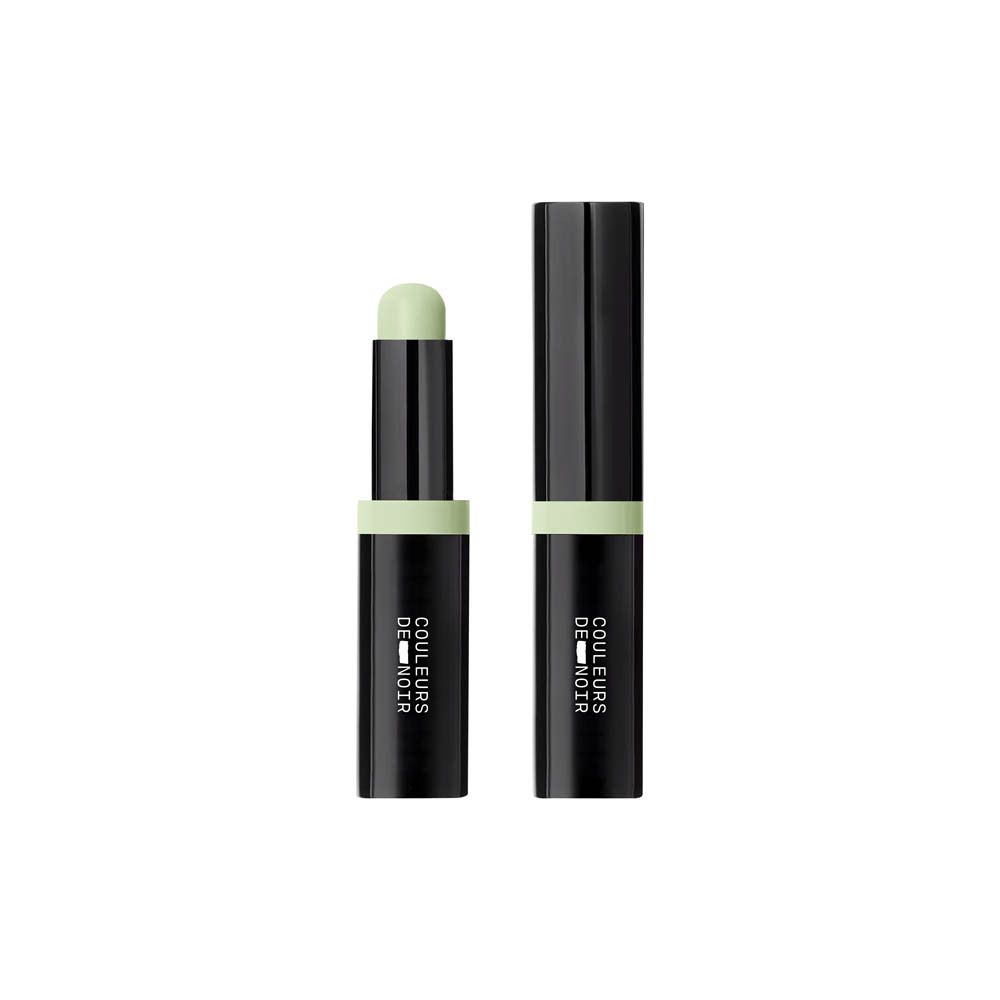Deux sticks correcteurs noirs avec bande verte. Inscription: COULEURS DE NOIR.