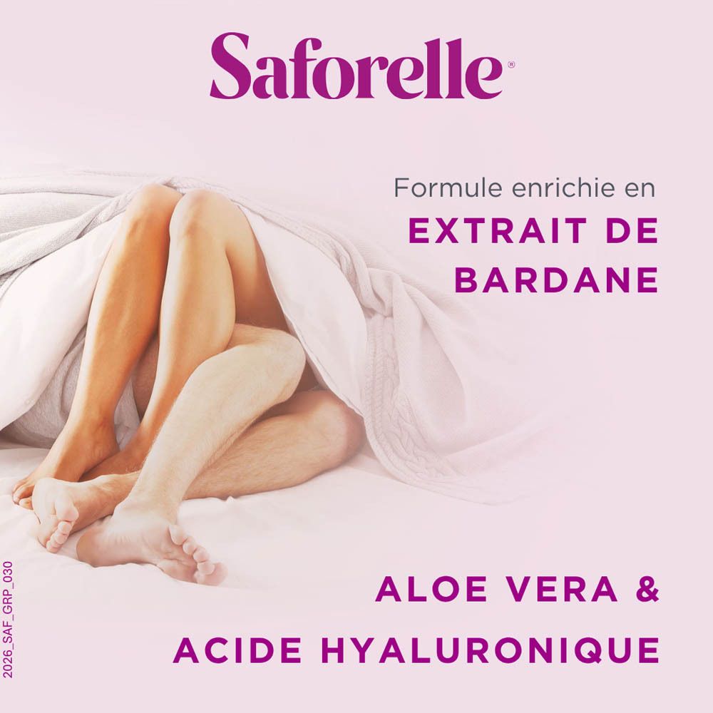 Flacon et emballage Saforelle Lubrifiant, 30ml.