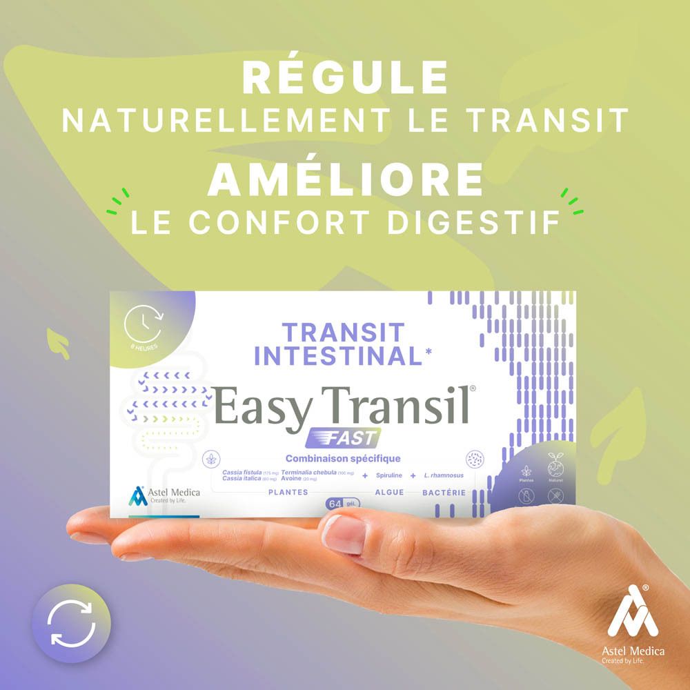 Vue latérale de la boîte Easy Transil FAST avec instructions d'utilisation détaillées.