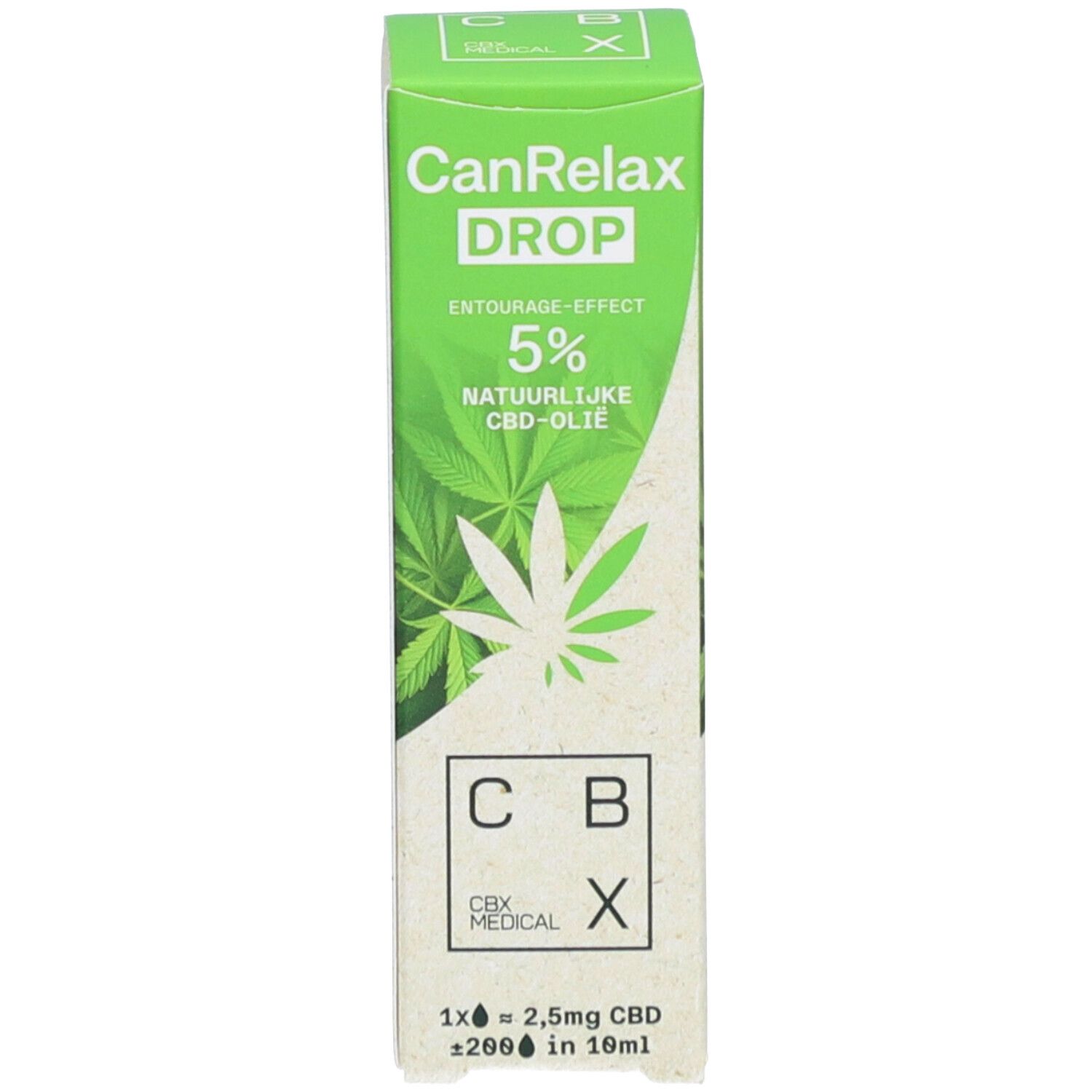 CBX Medical CanRelax Drop Huile de CBD Naturelle 5 %