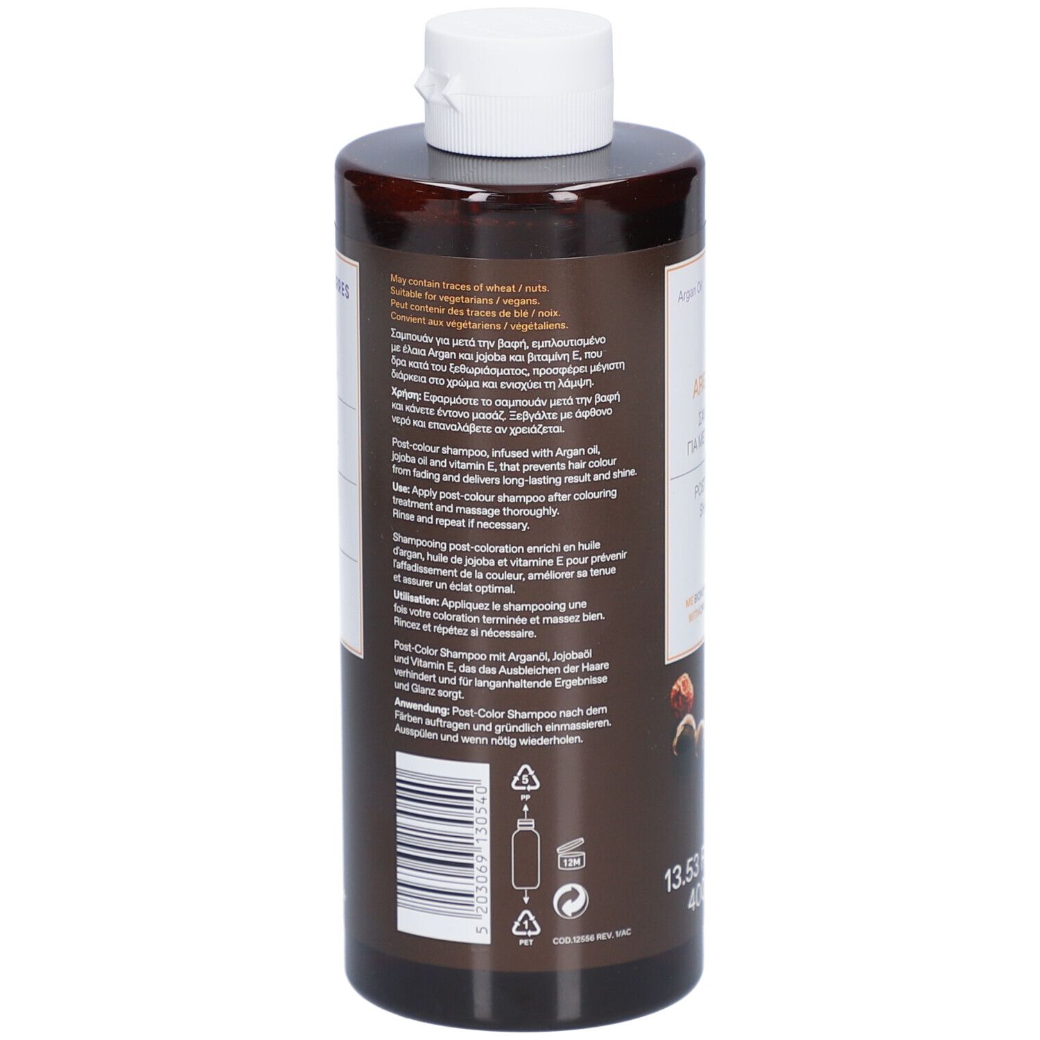 Korres Shampooing Post-Coloration Huile d'Argan