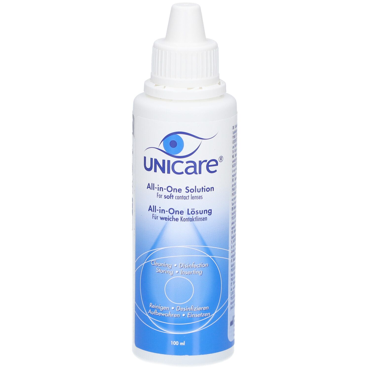 Unicare All-in-One Liquide pour lentilles de contact souples