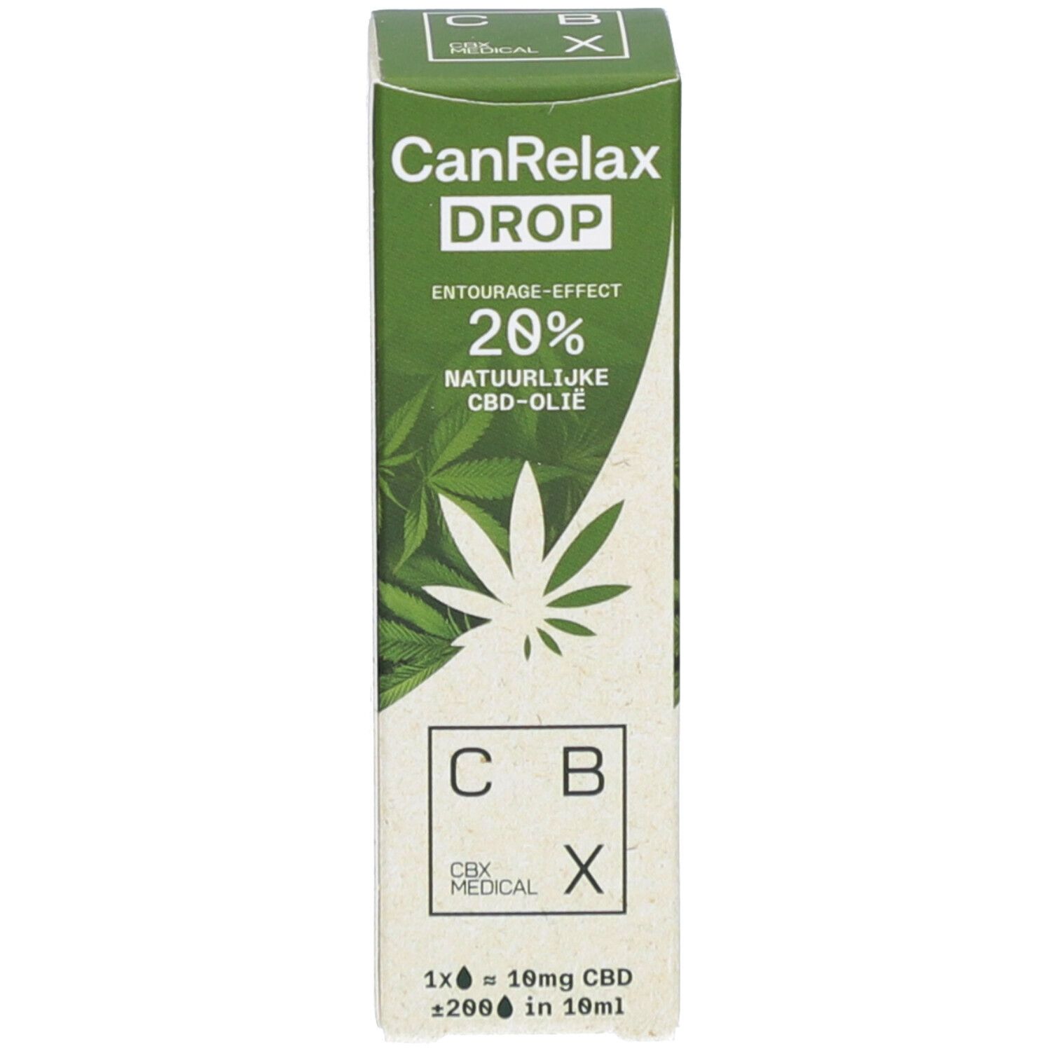 CBX Medical CanRelax Drop Huile de CBD Naturelle 20 %