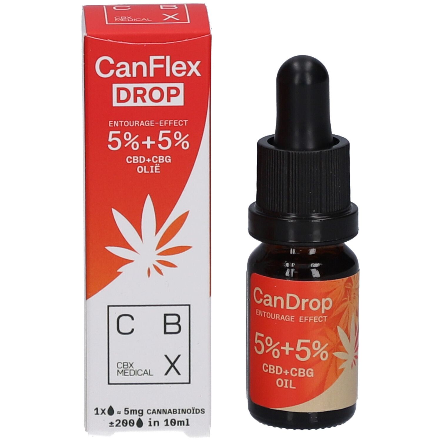 CBX Medical Canflex Drop Huile 5 % CBD + 5 % CBG