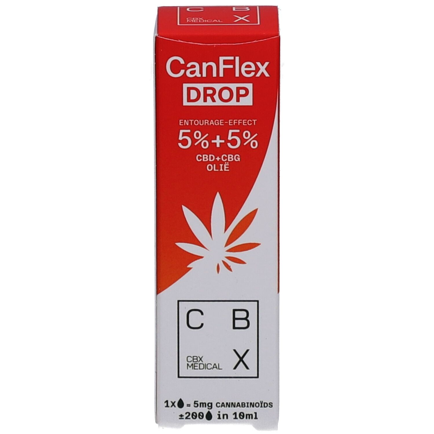 CBX Medical Canflex Drop Huile 5 % CBD + 5 % CBG
