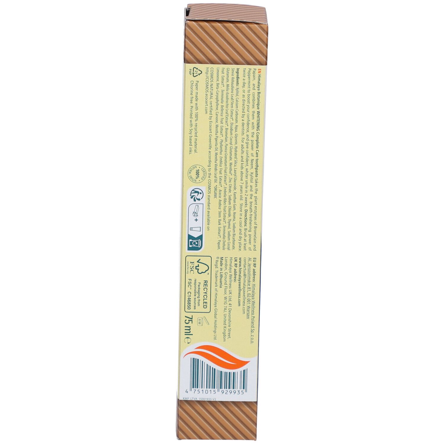 Himalaya Botanique Whitening Complete Care Dentifrice