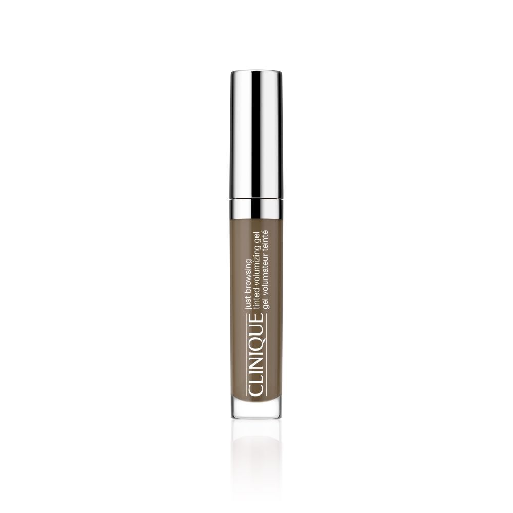 Trait de gel pour sourcils. Couleur marron. Texture visible.