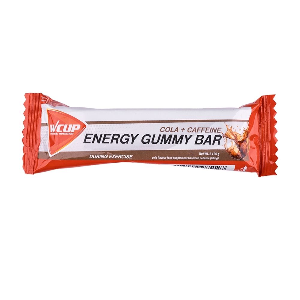 WCUP Energy Gummy Bar Cola + Caféine, pour la consommation pendant l'exercice.