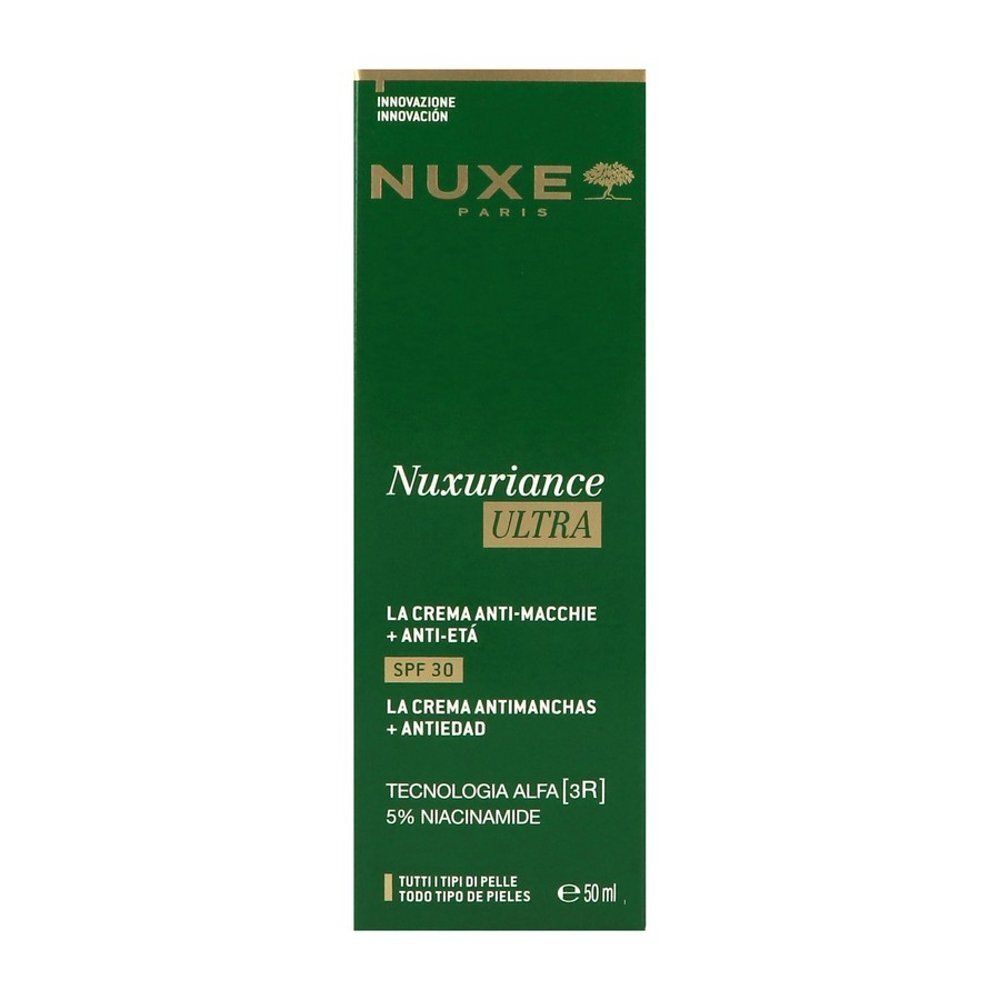 Emballage de la crème Nuxe Nuxuriance Ultra SPF30, face avant.