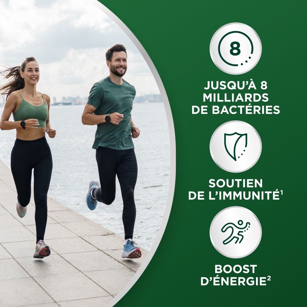 Contenant et emballage Centrum MultiBiotics Plus de 30 capsules.