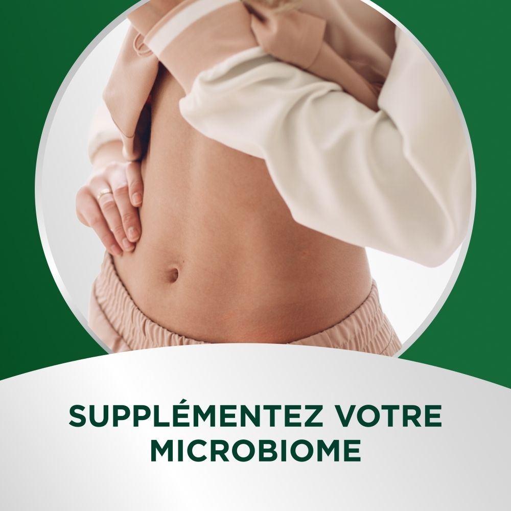 Contenant Centrum MultiBiotics Plus de 30 capsules.