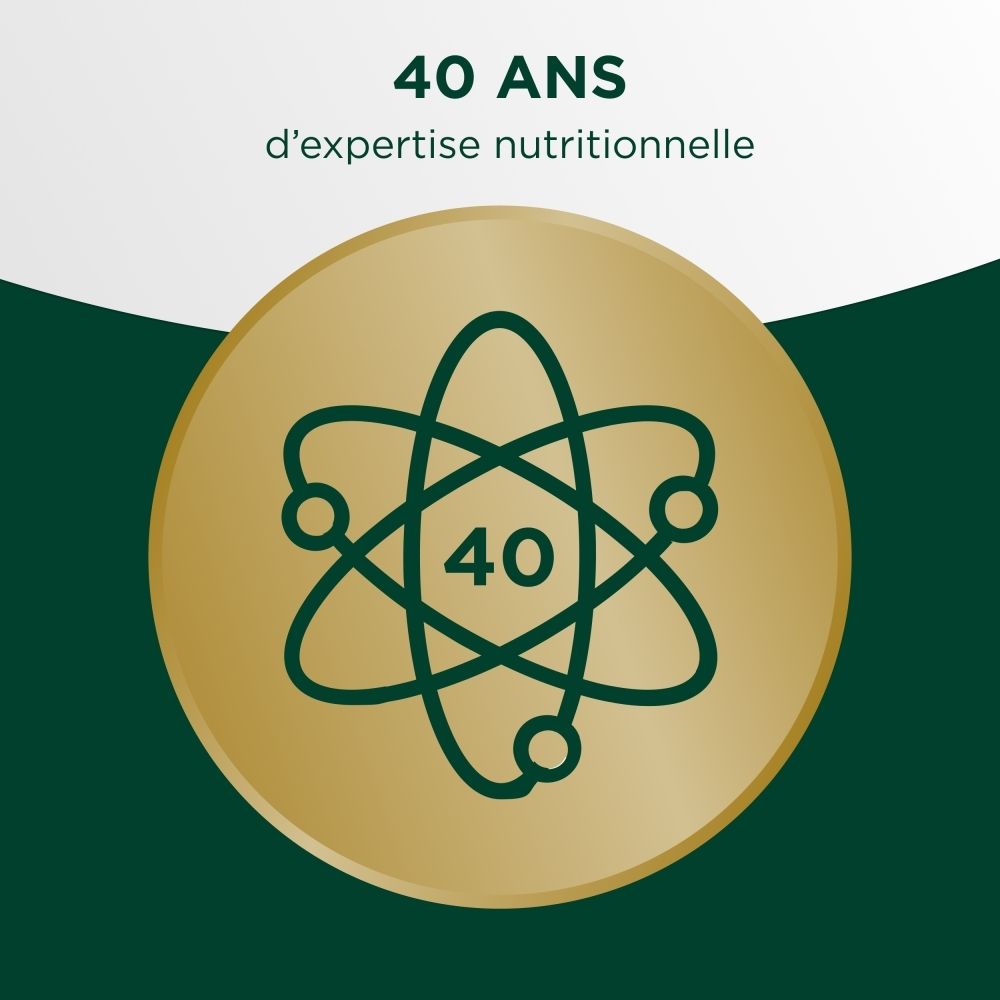 Flacon Centrum MultiBiotics Complete avec informations nutritionnelles et posologie.