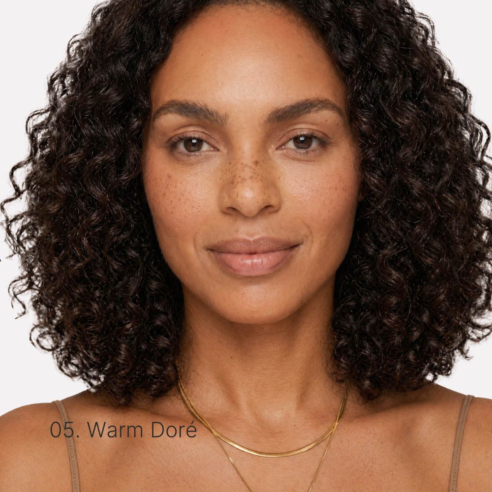 Couleurs de Noir Serum Foundation SPF30 05 Warm Doré Boîte, dos.