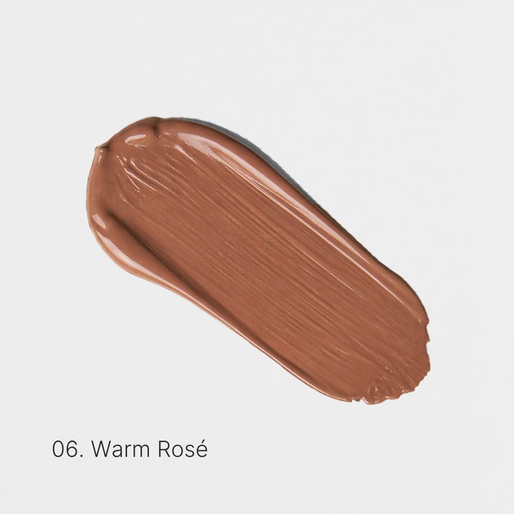 Échantillon de couleur du fond de teint sérum Couleurs de Noir SPF30 06 Warm Rosé.