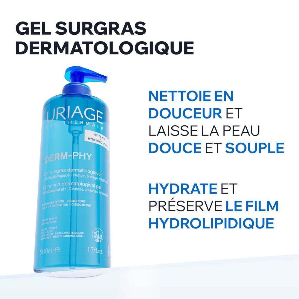 Uriage Derm-Phy Gel Surgras dermatologique
