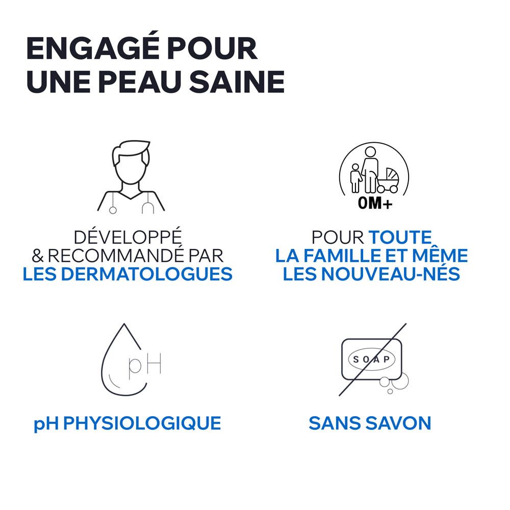 Routine hydratation quotidienne Uriage : Étape 1 gel nettoyant, Étape 2 lait velouté corps, Étape 3 crème visage.
