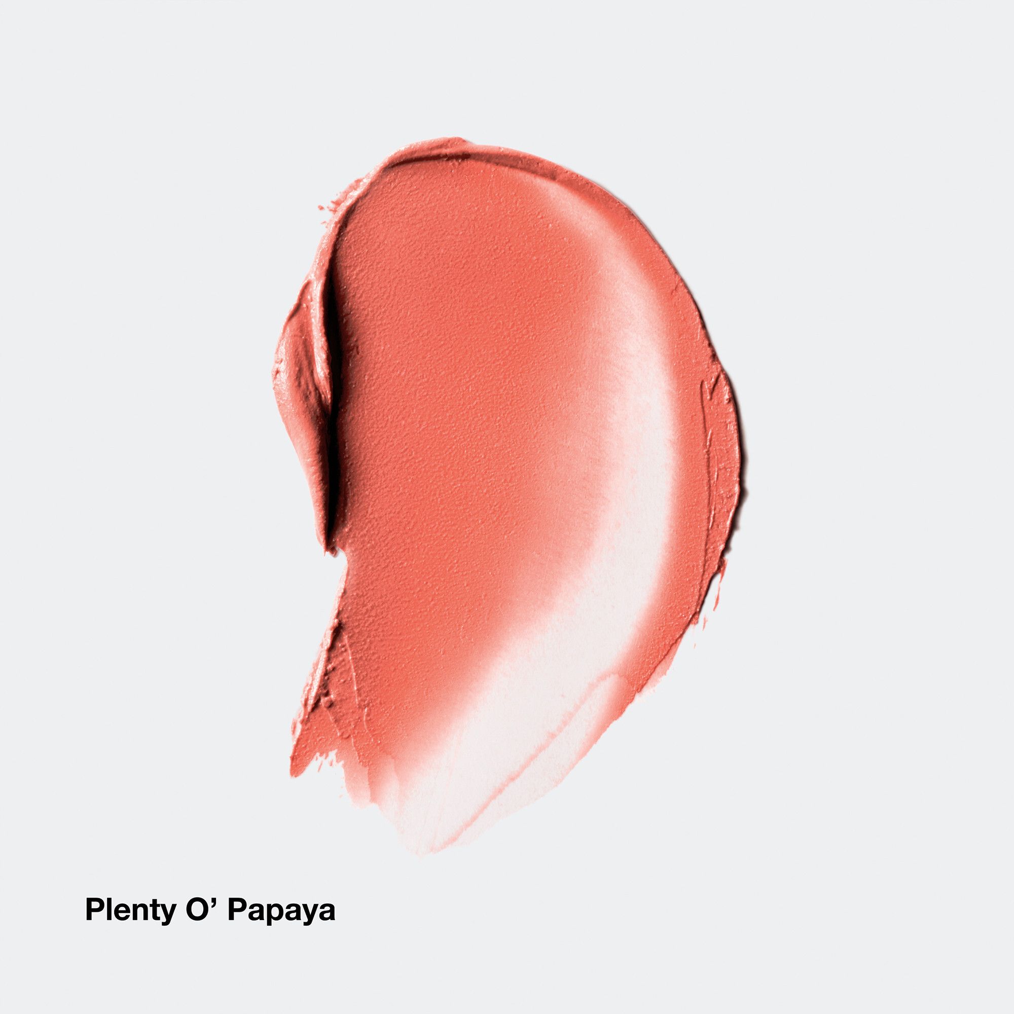 Échantillon de couleur Clinique Chubby Stick™ Baume couleur joues Plenty O' Papaya. Teinte orangée.