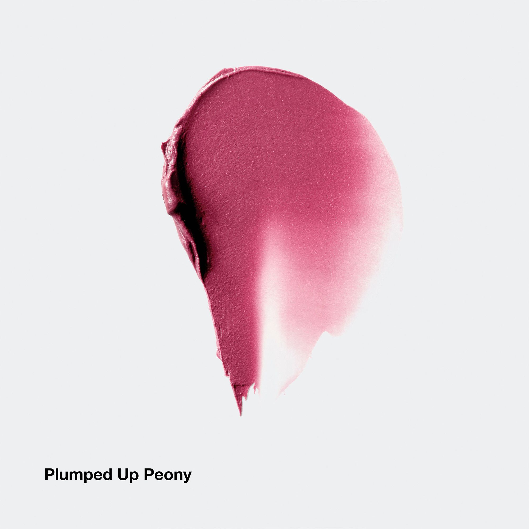 Échantillon de couleur Clinique Chubby Stick, teinte 04 Plumped Up Peony. Teinte rose-rouge.