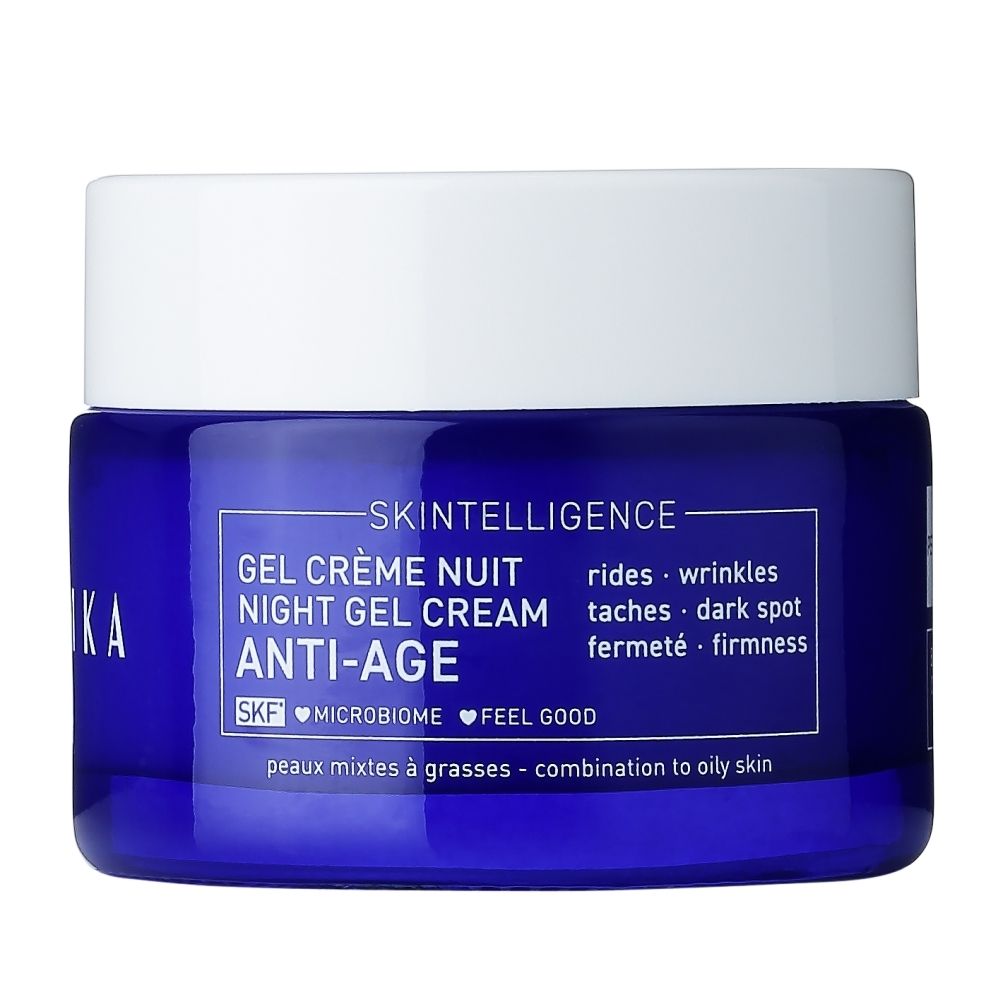 Talika Gel-crème Nuit Anti-âge. Crème gel nuit anti-rides, taches, fermeté. Pour peaux mixtes à grasses.