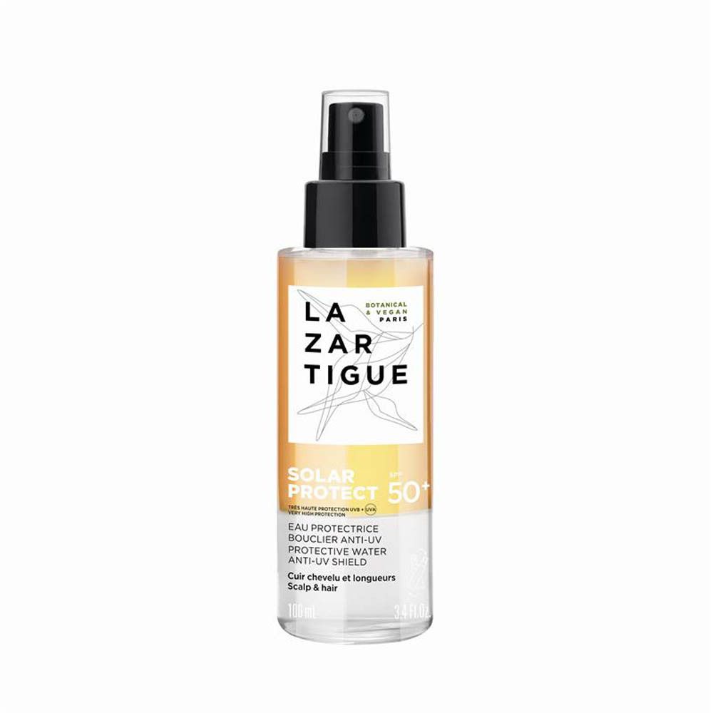 Lazartigue Solar Protect SPF50+ spray protecteur pour cheveux et cuir chevelu.