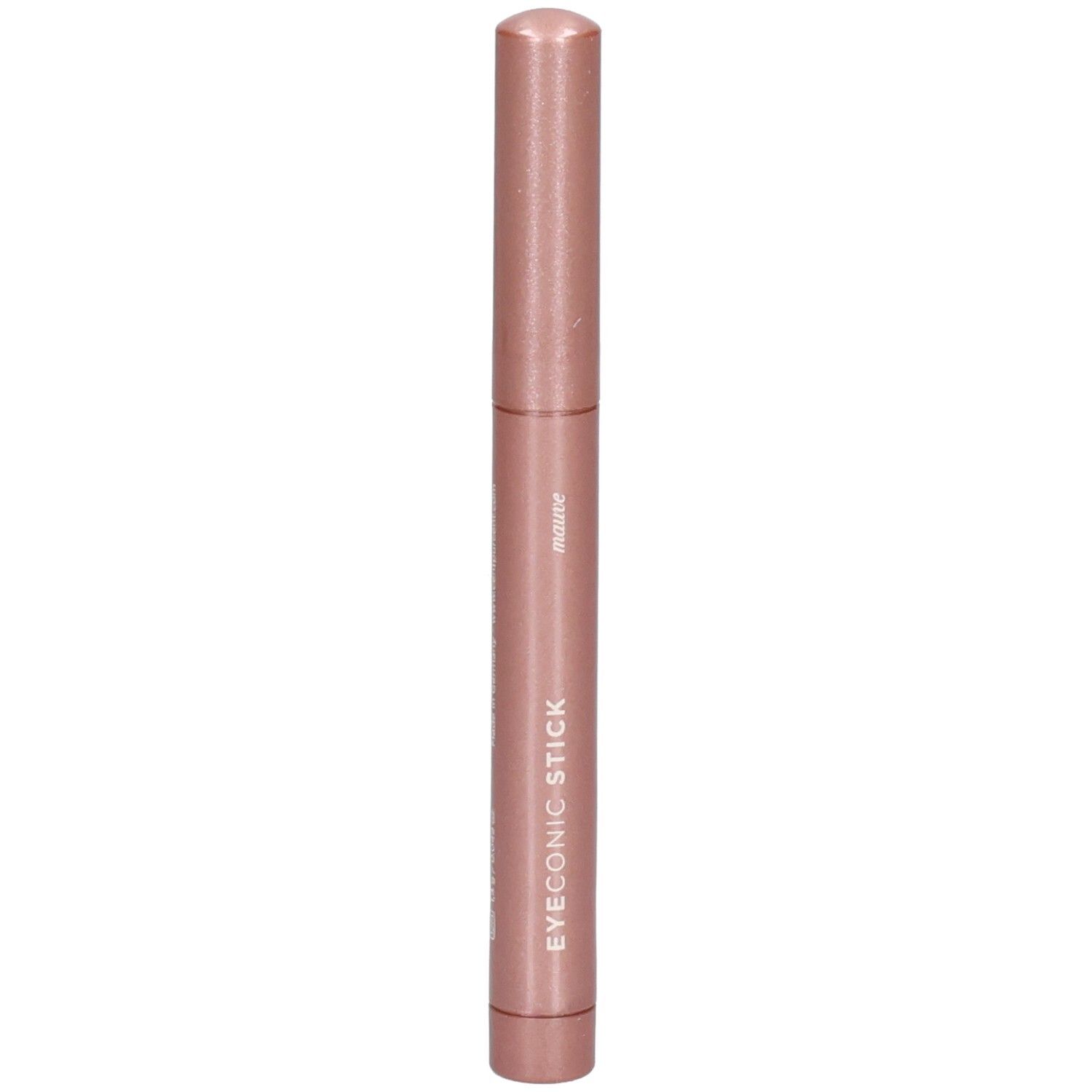 Cent Pur Cent Eyeconic Stick Mauve avec texte vertical sur le tube.