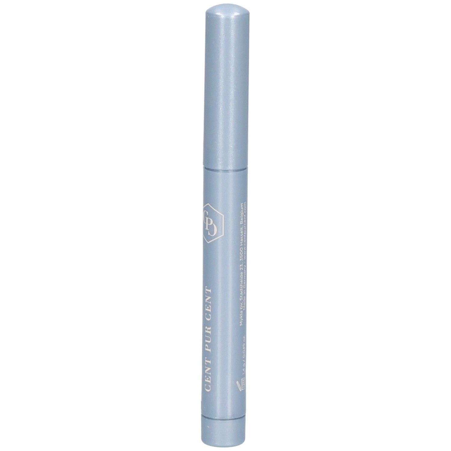 Cent Pur Cent Eyeconic Stick Light Blue : Bâton bleu clair avec logo et nom de marque.