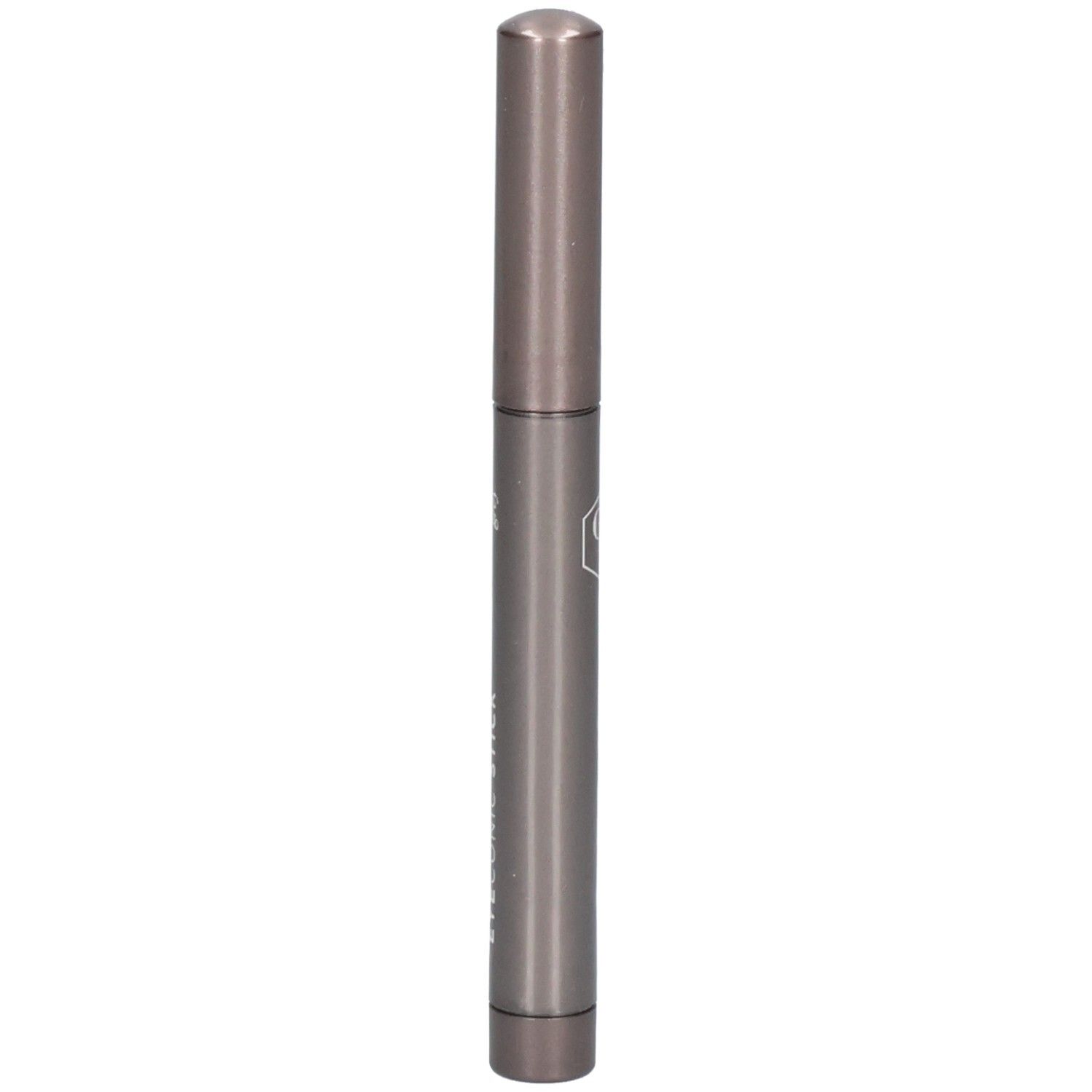 Stylo gris avec logo argenté et inscription 'CENT PUR CENT'.