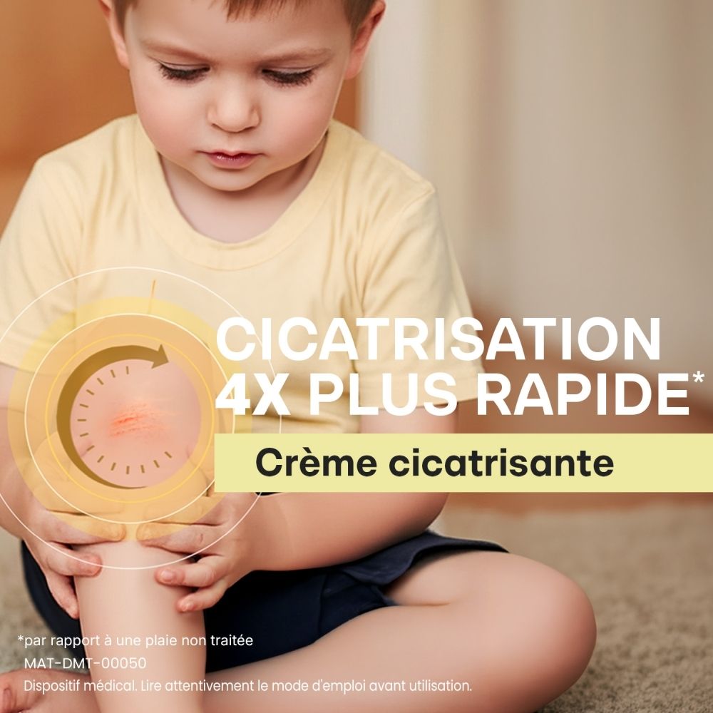 Dermatix Crème cicatrisante 32g. Boîte et tube avec action 5-en-1.