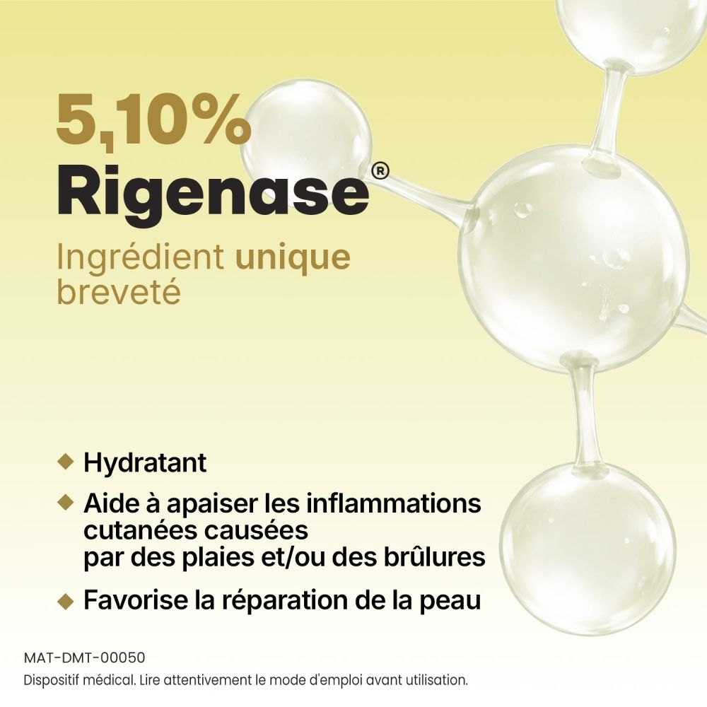 Dermatix Crème cicatrisante 32g. Tube avec crème appliquée, nouveau.