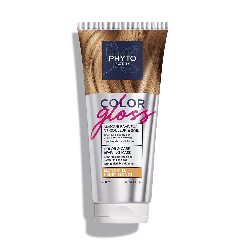 Phyto Paris Color Gloss Masque Raviveur de Couleur & Soin Blond Miel, 200ml.