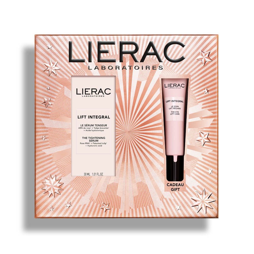 Coffret Lierac Lift Integral avec sérum et soin regard.