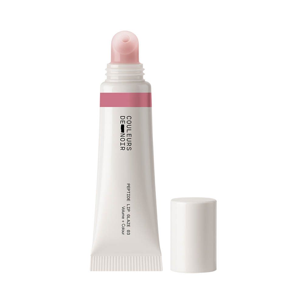 Emballage du Couleurs de Noir Peptide Lip Glaze 03 Dusty Rose.