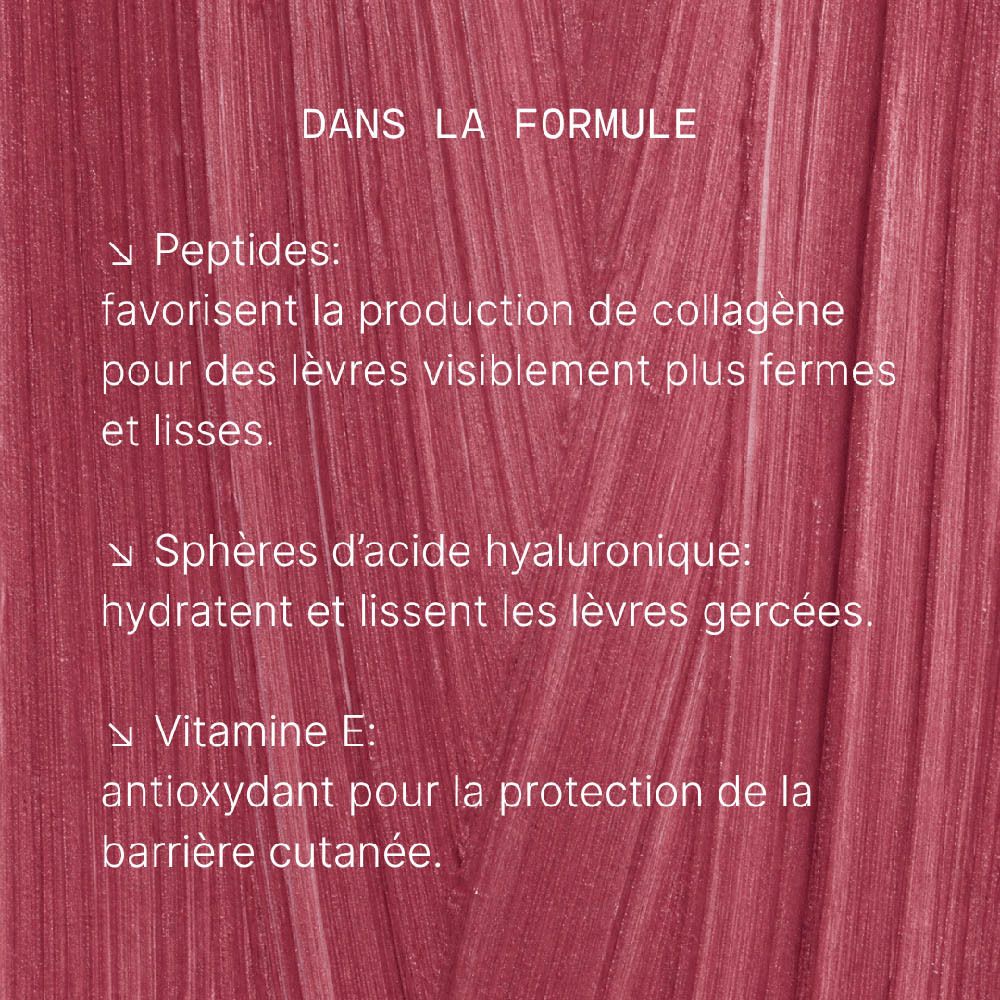 Crayon à lèvres 'Couleurs de Noir Peptide Lip Contour 02 Peach Toast' teinte 02 Pêche Grillée.