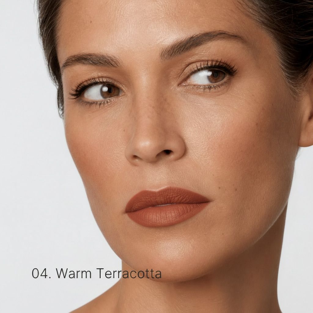 Applicateur de rouge à lèvres teinte 04 Warm Terracotta.