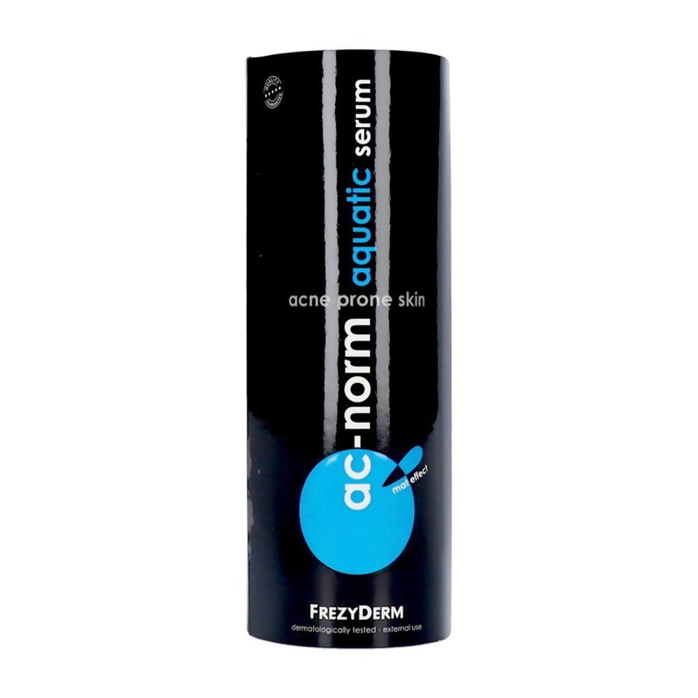 Frezyderm Ac-Norm Sérum Aquatique flacon pompe, face avant.