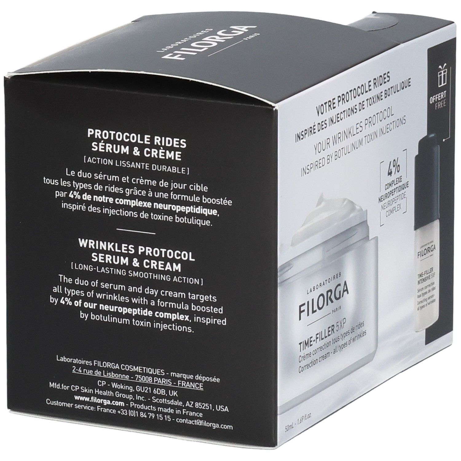 Filorga Protocole Rides Set : Crème et sérum pour tous types de rides.