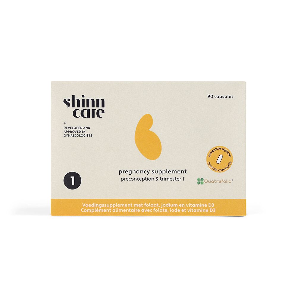 Boîte de Shinncare Complément alimentaire grossesse, 90 gélules.
