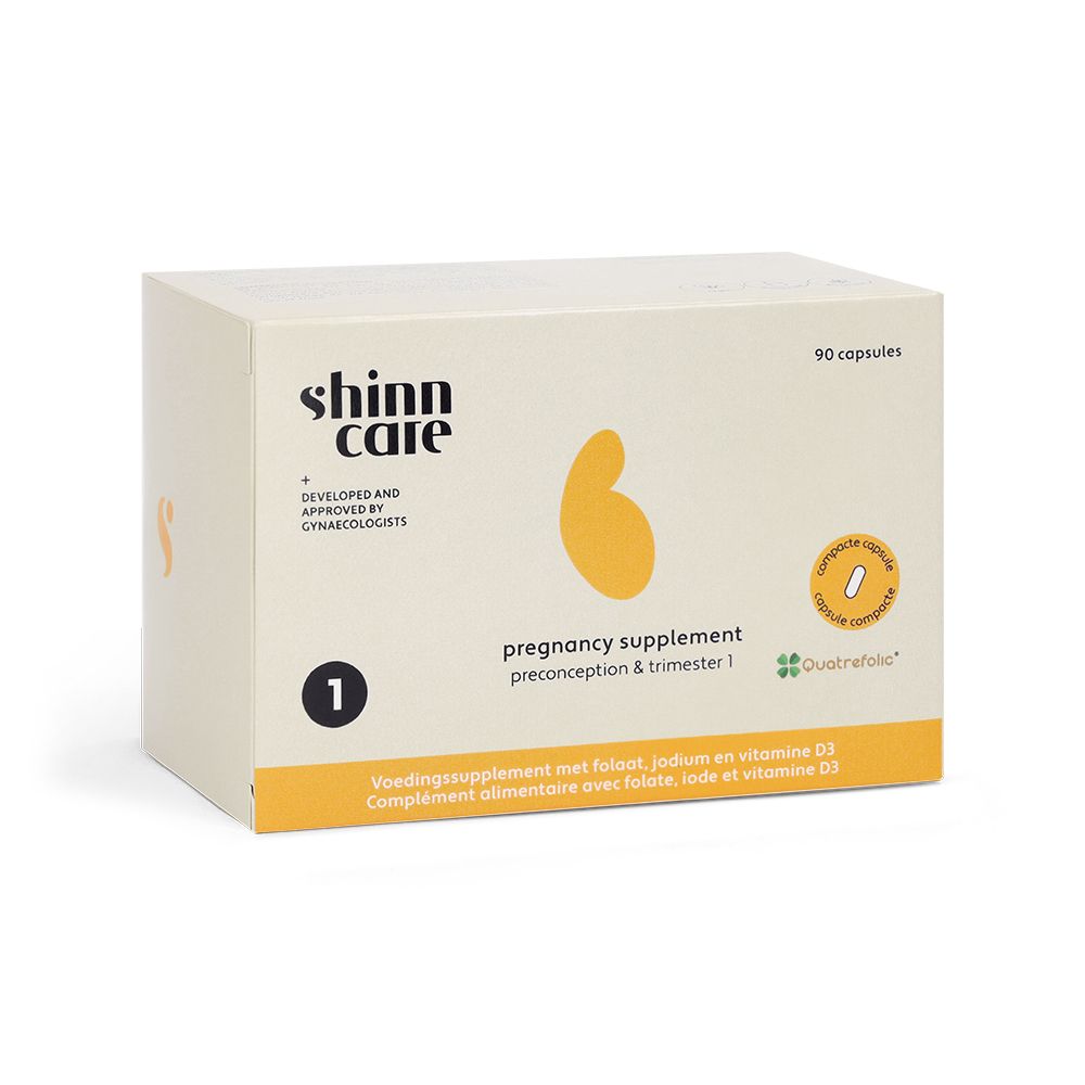 Boîte de Shinncare Complément alimentaire grossesse, 90 gélules.