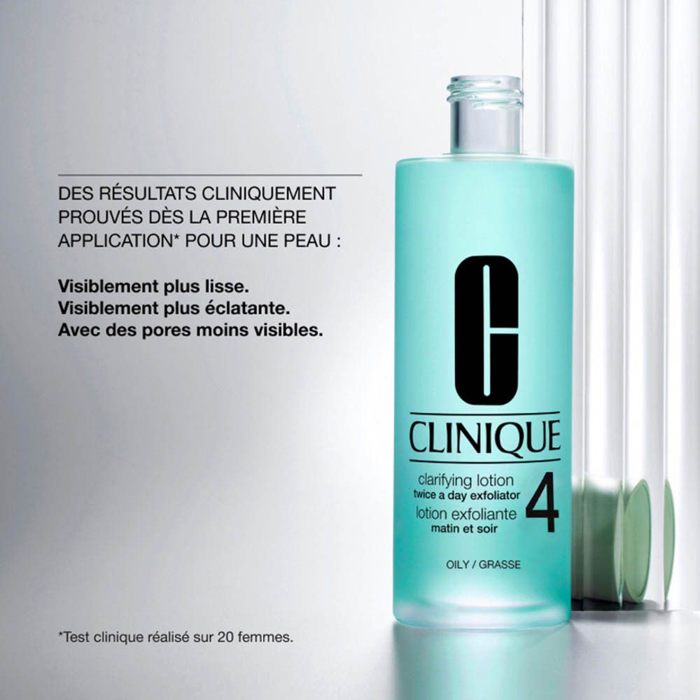 Clinique Clarifying Lotion 4 dans une bouteille.